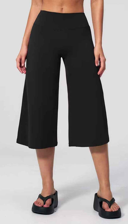 High Waist 3/4 Length Culottes