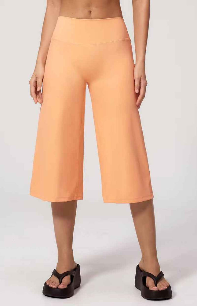 High Waist 3/4 Length Culottes