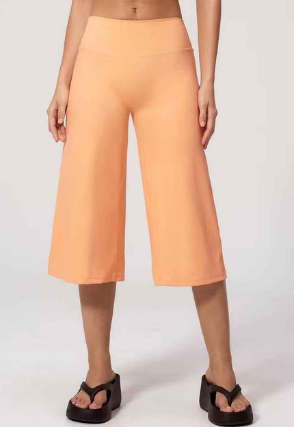 High Waist 3/4 Length Culottes