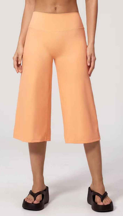 High Waist 3/4 Length Culottes