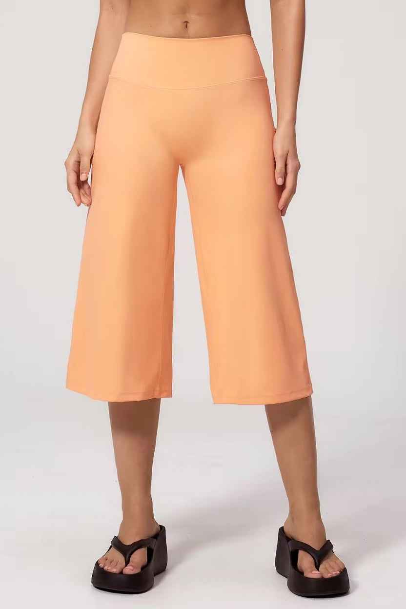 High Waist 3/4 Length Culottes