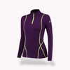 AR Women's High-Neck Zip Up Gym Shirt