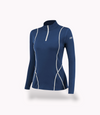 AR Women's High-Neck Zip Up Gym Shirt