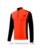 Orange with black