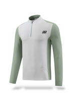 Light grey with green