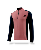 Maroon with black