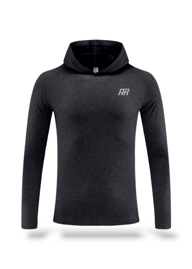 AR Men's Runner Hoodie Long Sleeves Shirt - ANJE REBEL