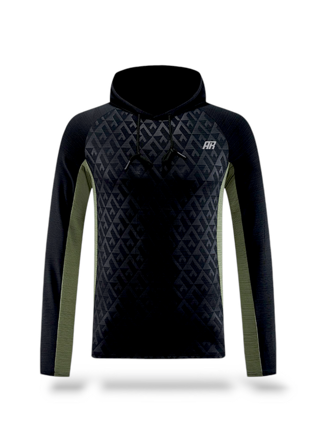 AR Men's Runner Hoodie Long Sleeves Shirt - ANJE REBEL
