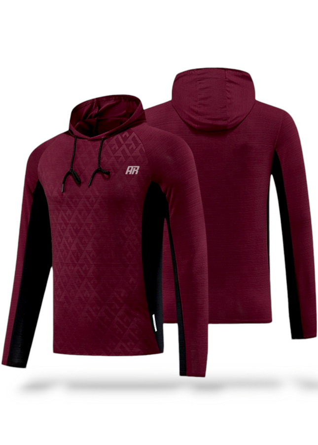 AR Men's Runner Hoodie Long Sleeves Shirt - ANJE REBEL