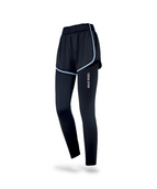 Black with light blue