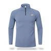 Sweatwicking Half-Zipper Active Long Sleeves Shirt - ANJE REBEL