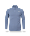 Sweatwicking Half-Zipper Active Long Sleeves Shirt - ANJE REBEL