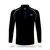 Sweatwicking Half-Zipper Running Long Sleeves Shirt - ANJE REBEL