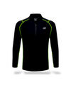 Sweatwicking Half-Zipper Running Long Sleeves Shirt - ANJE REBEL