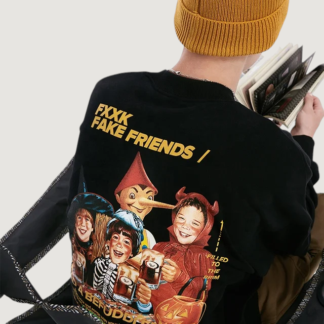 FXXX FAKE FRIENDS SWEATSHIRT - ANJE REBEL