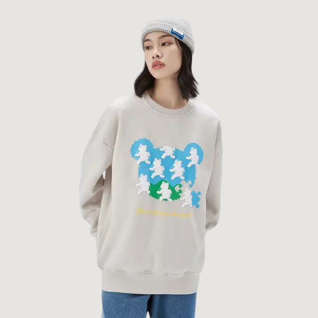 Save The Bear Graphics Sweatshirt - ANJE REBEL