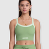 Women's Buckle Back Support Cropped Tank Top