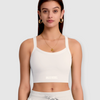 Women's Buckle Back Support Cropped Tank Top