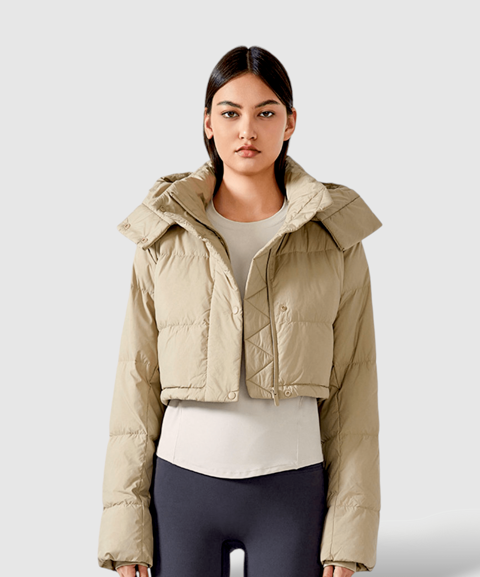 Alia Cropped Stylish Quilted Jacket - ANJE REBEL