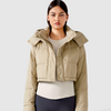 Alia Cropped Stylish Quilted Jacket