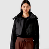 Alia Cropped Stylish Quilted Jacket