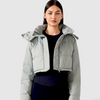 Alia Cropped Stylish Quilted Jacket