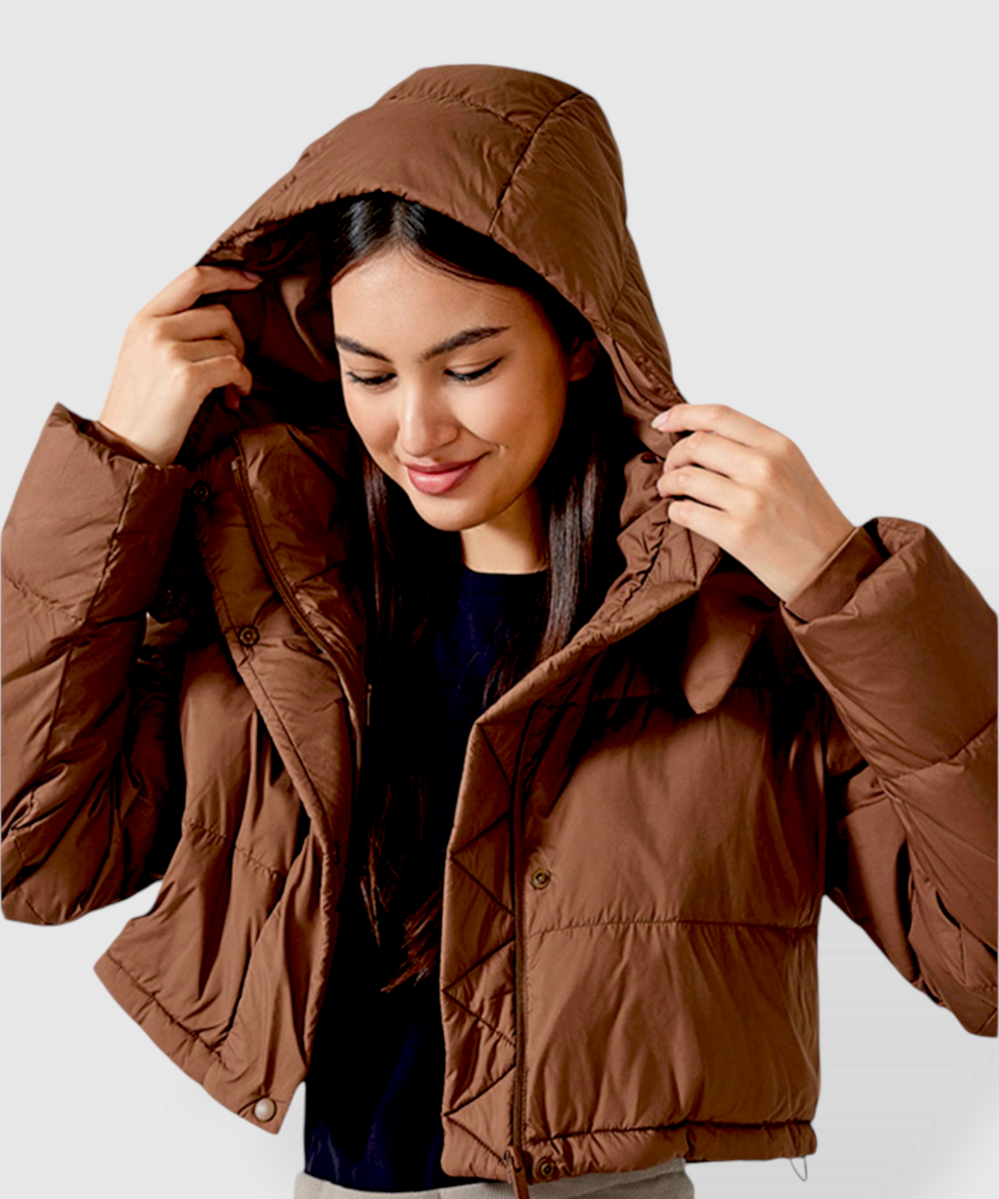 Alia Cropped Stylish Quilted Jacket