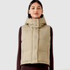 Alia Quilted Hooded Vest Jacket - ANJE REBEL