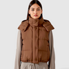 Alia Quilted Hooded Vest Jacket