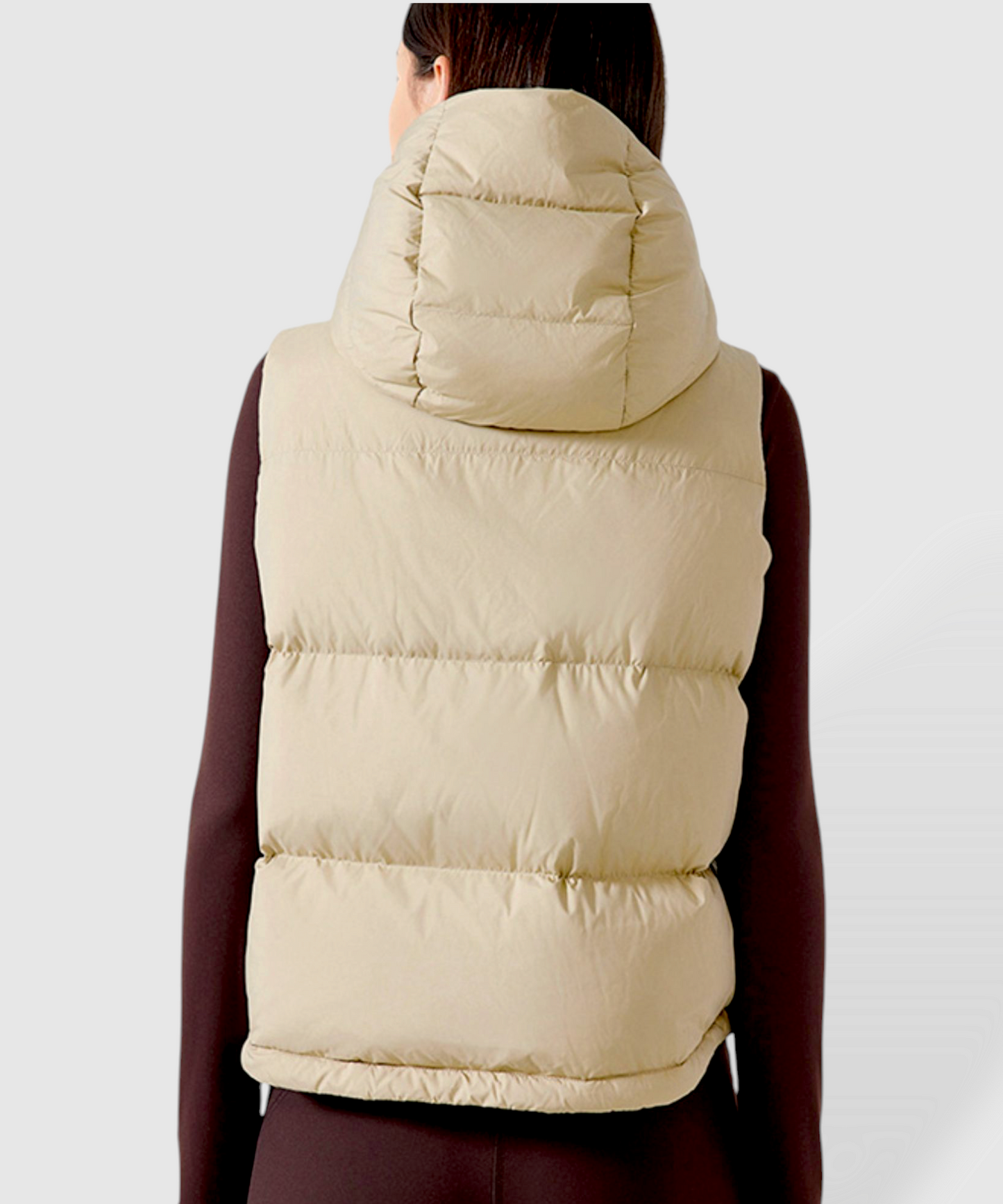 Alia Quilted Hooded Vest Jacket