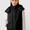 Alia Quilted Hooded Vest Jacket - ANJE REBEL