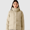 Alia Mid - Length Quilted Hooded Jacket - ANJE REBEL