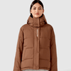 Alia Mid - Length Quilted Hooded Jacket - ANJE REBEL