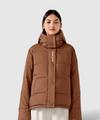 Alia Mid-Length Quilted Hooded Jacket