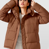 Alia Mid-Length Quilted Hooded Jacket