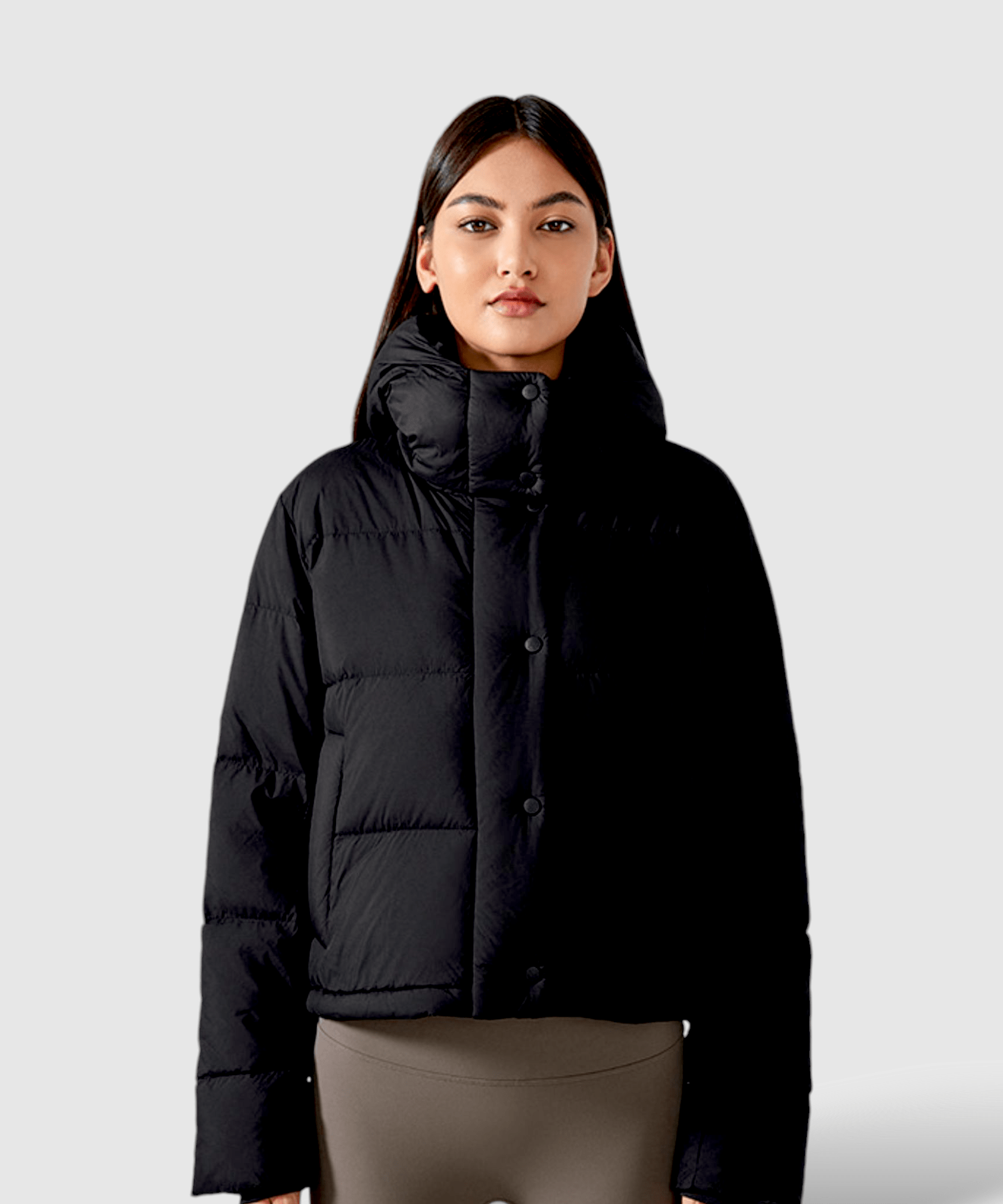 Alia Quilted Windproof Hooded Jacket - ANJE REBEL