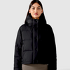 Alia Quilted Windproof Hooded Jacket