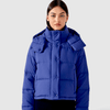 Alia Quilted Windproof Hooded Jacket - ANJE REBEL