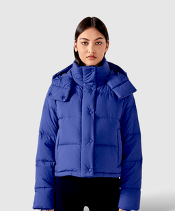 Alia Quilted Windproof Hooded Jacket - ANJE REBEL