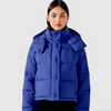 Alia Quilted Windproof Hooded Jacket