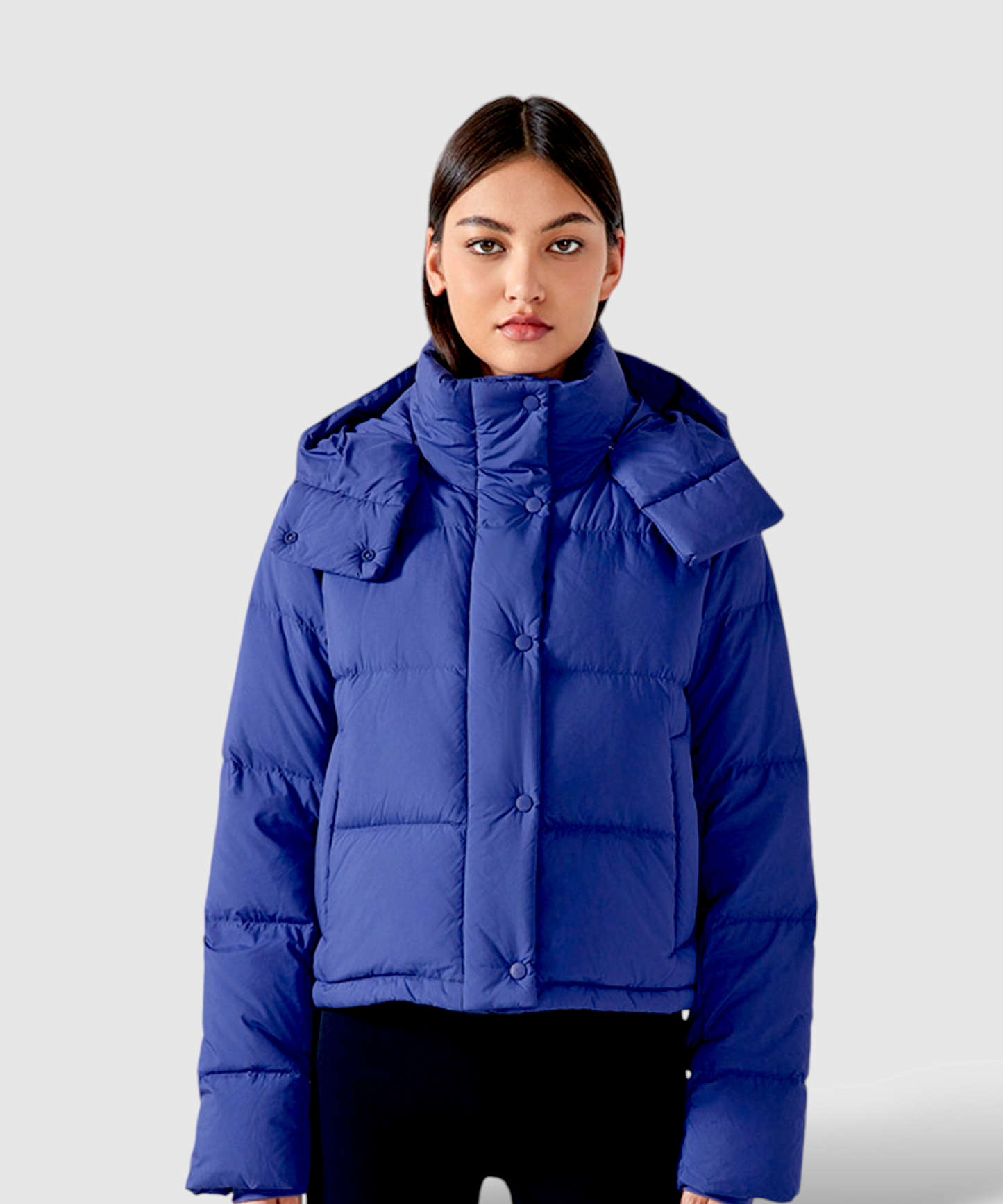 Alia Quilted Windproof Hooded Jacket