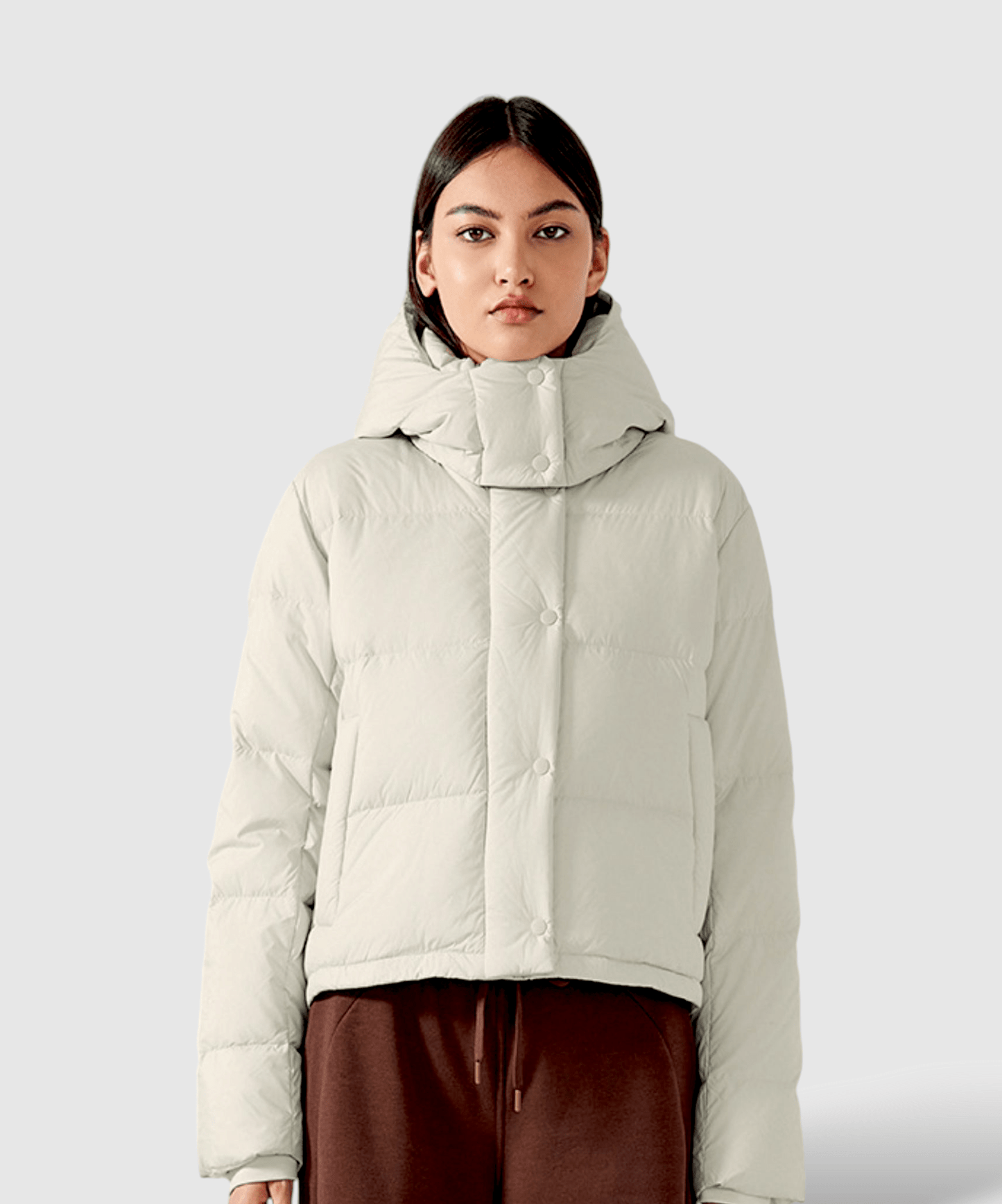 Alia Quilted Windproof Hooded Jacket - ANJE REBEL