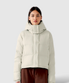 Alia Quilted Windproof Hooded Jacket