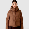 Alia Quilted Windproof Hooded Jacket