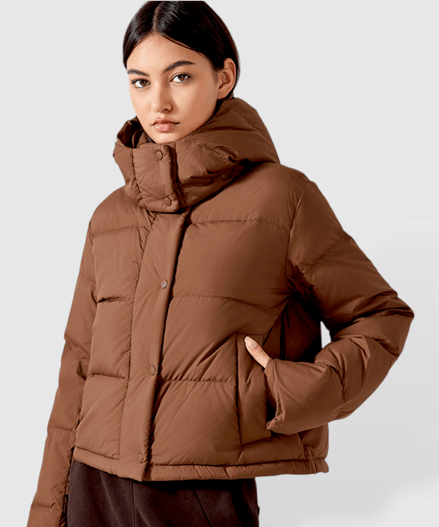 Alia Quilted Windproof Hooded Jacket - ANJE REBEL