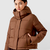 Alia Quilted Windproof Hooded Jacket