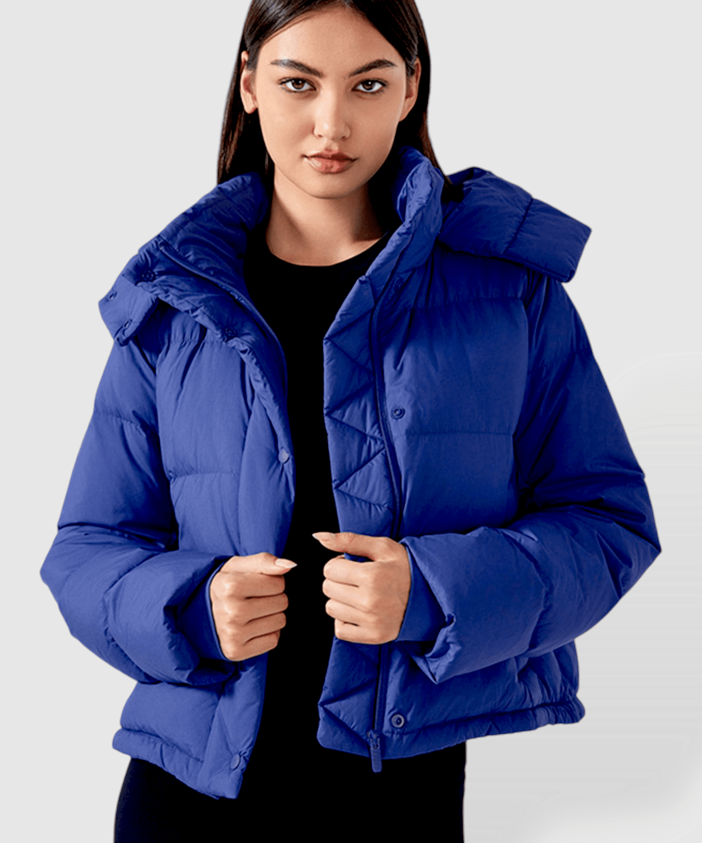 Alia Quilted Windproof Hooded Jacket - ANJE REBEL