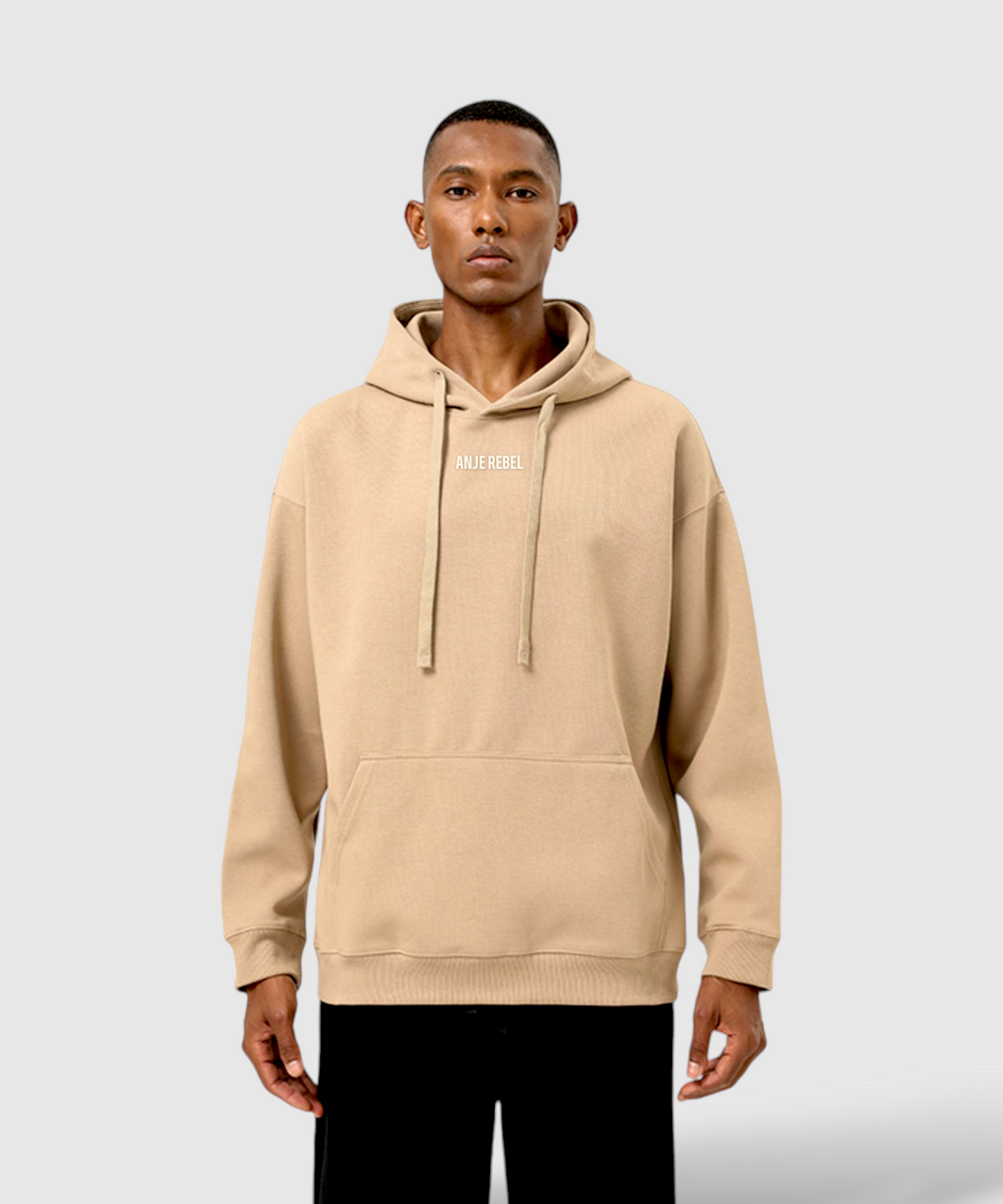 Baxton Eco Relax-Fit Hooded Sweatshirt - ANJE REBEL