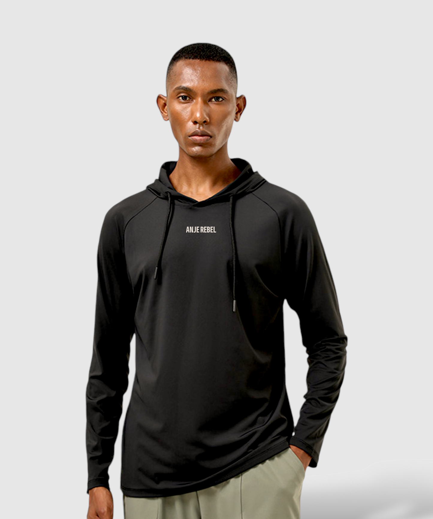 Eco Relax-Fit Hooded Sweatshirt - ANJE REBEL