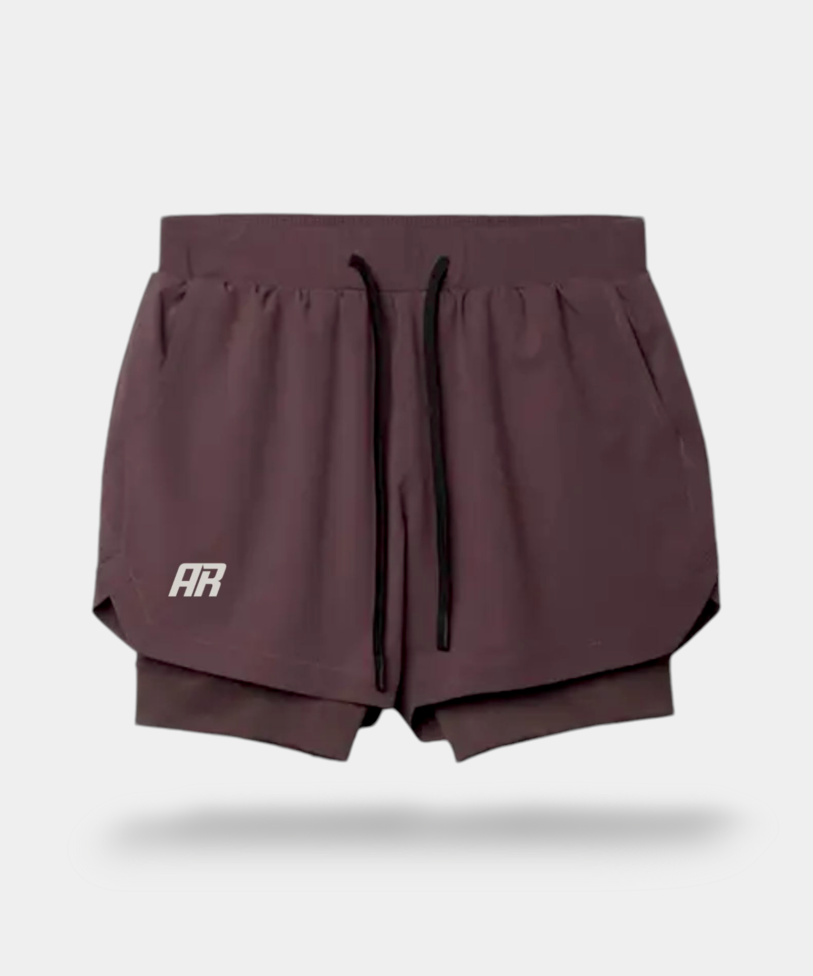 Bombardier 2-In-1 Sweatwicking Active Shorts - ANJE REBEL